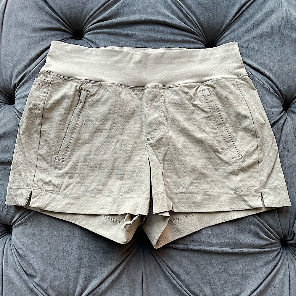 Athleta Beige Athletic Shorts